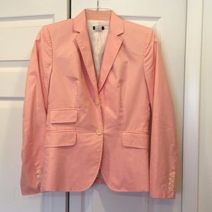 J Crew Peach Blazer Size 2